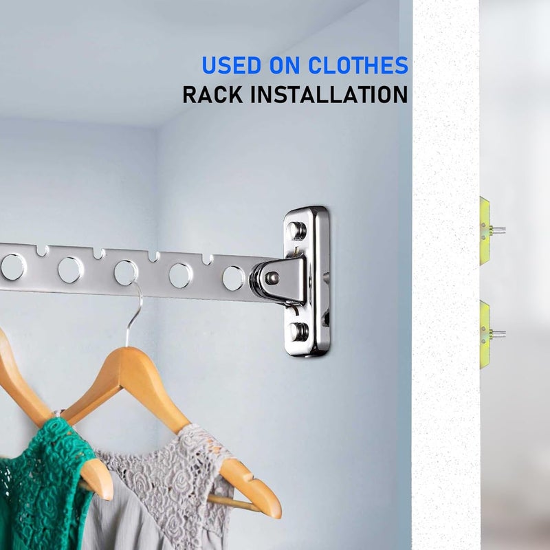 PRLF Drywall Anchor with Included Bolts for 1/4”-20, Heavy Duty Hollow Wall Anchors for TV Mounting Kit, Stainless Steel Hollow Wall Anchors Holds up to 270lbs Each in 1/2” Drywall (Pack of 100(w/o Bolts) - Image 4